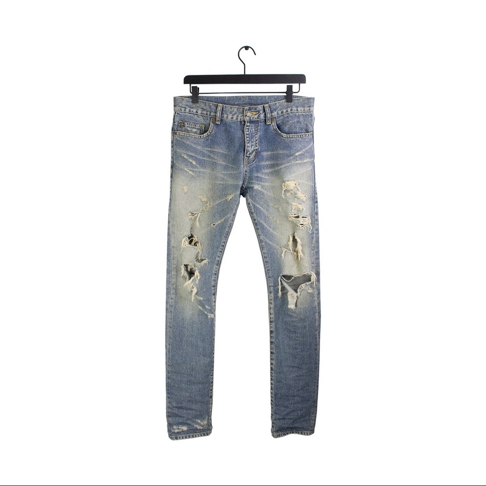 Saint Laurent Little Crash Denim